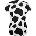 thumbnail image 2 of Halloween Costume Women;s Cow Pattern Costume All Over Costume T Shirt, 2 of 3