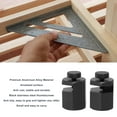 thumbnail image 3 of 2PCS Stair Gauges Knobs Aluminium Alloy Stair Stringer Layout Tool For Framing Square Carpentry Rafter, 3 of 8