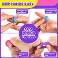 thumbnail image 3 of Juguetes sensoriales Fidget Ring KLT para niños con autismo, paquete de 18, 3 of 6
