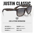 thumbnail image 4 of Ray-Ban RB4165 JUSTIN CLASSIC POLARIZED Square Shaped Sunglasses for Men & Women - Includes Official Rayban Eyewear Kit - Ideal Formal & Casual Wear Sunglasses - Blue Lens, 4 of 7