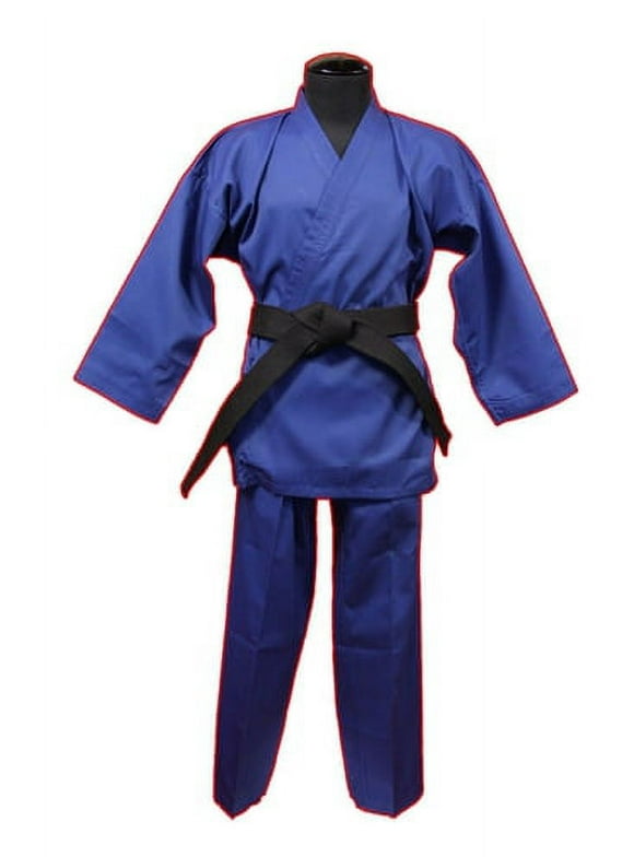 Medium Weight Color Karate Uniform, Blue