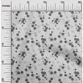 thumbnail image 2 of oneOone Silk Tabby Gray Fabric Floral Retro Sewing Material Print Fabric By The Yard 42 Inch Wide, 2 of 5