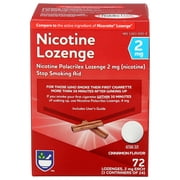 Rite Aid Nicotine Lozenges 2 mg (Nicotine), Cinnamon Flavor, 72 Count, Stop Smoking Aid, Smoking Alternative, Smoking Cessation, Nicotine 2mg