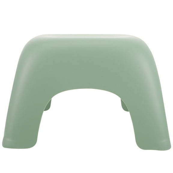 WHAMVOX Light Green Plastic Step Stool for Kids Home Use AntiSkid Design Perfect for Bathroom and Kitchen