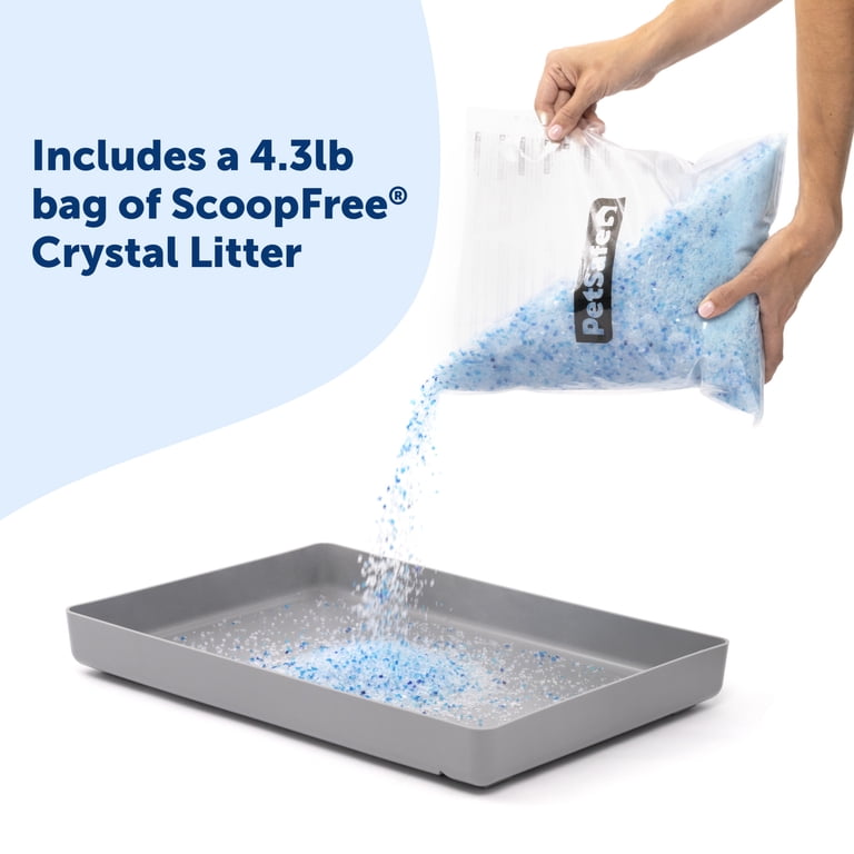 PetSafe ScoopFree Reusable Tray with Crystal Litter, Fresh Scent photo 3