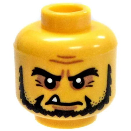 LEGO Minifigure Parts Yellow Male with Bushy Eyebrows and Tooth Hanging Out Minifigure (Best Way To Grow Out Eyebrows)