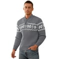 thumbnail image 2 of Iceglad Men's Casual Christmas Sweater Slim Fit Xmas Pullover Knitwear Holiday Knit, 2 of 8