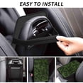 thumbnail image 6 of Bingfone Car Four-Season Universal Armrest Box Mat,Car Armrest Seat Cover Soft Leather Waterproof Armrest Cover Center Console Mat-Christmas Tree Branches, 6 of 7