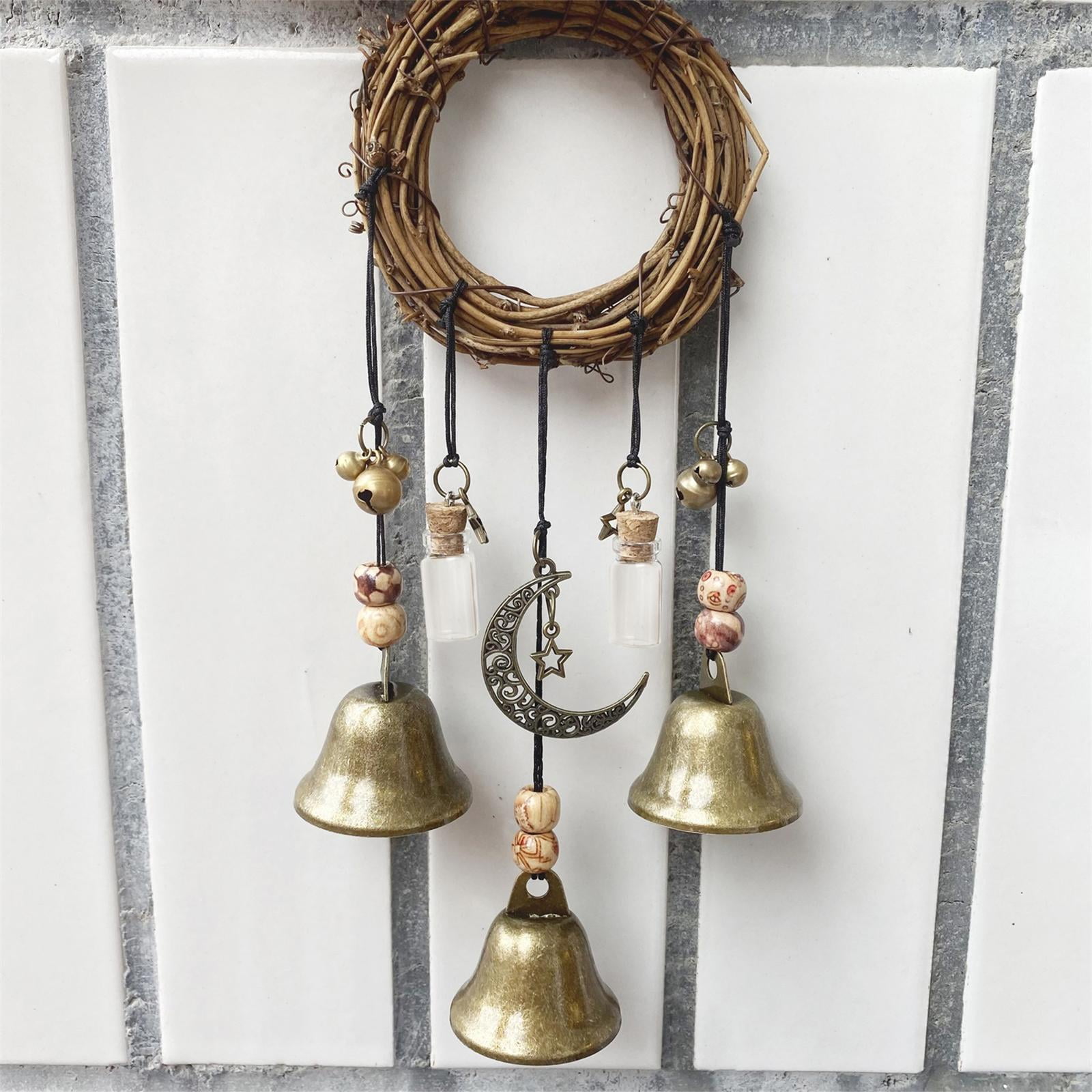 Witch Bell Chime Wall Hanging Windbells Relaxation 23cm Height Pendant
