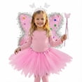 thumbnail image 5 of Rggeeun Toddler Girls Dress With Play Pretend Performance Party Wear Colorful Tutu Dresses Relaxed Fit Casual O-Neck Sundress, 5 of 5