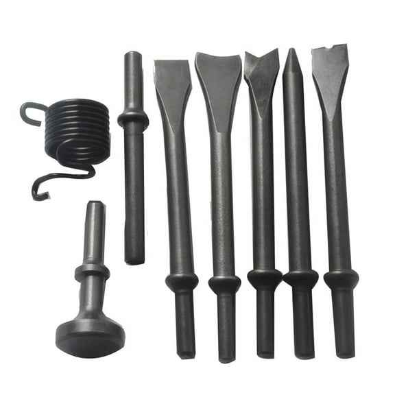 8Pc Air Chisel Set Pneumatic Chisel Air Hammer Punch Chipping Tool Pneumatic Chisel Air Hamme Cutting Rusting