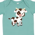 thumbnail image 4 of Inktastic Cute White Holstein Cow with Brown Spots Boys or Girls Baby Bodysuit, 4 of 5