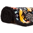 thumbnail image 5 of Chanasya Gold Fox Lush Nature Vibrant Color Print Decorative Fleece Throw Blanket - Super Soft Cozy Snuggly Luxurious Chick Plush Sherpa for Bed Couch Sofa Chair Office ( 50 x 65 Inches ) - Black, 5 of 9
