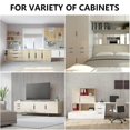 thumbnail image 5 of Black Kitchen Handle10pcs Invisible Center Distance Furniture Handlealuminum Door Knobblack Furniture Handle For Offices Drawers Cupboards (128m, 5 of 5