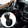 thumbnail image 4 of Car Joystick Push Start Button Cover - Metal Push to Start Accessories, Car Starter Engine Start Stop Button Cover, Black, 4 of 6