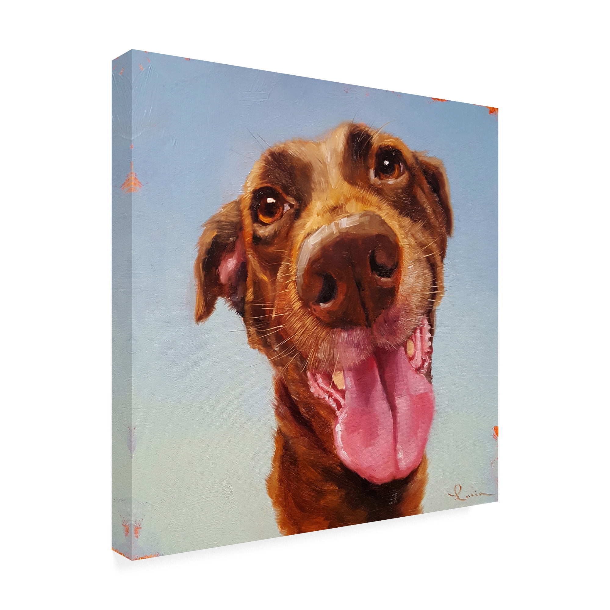 Trademark Fine Art 'Follow Your Nose 5' Canvas Art by Lucia Hefferna