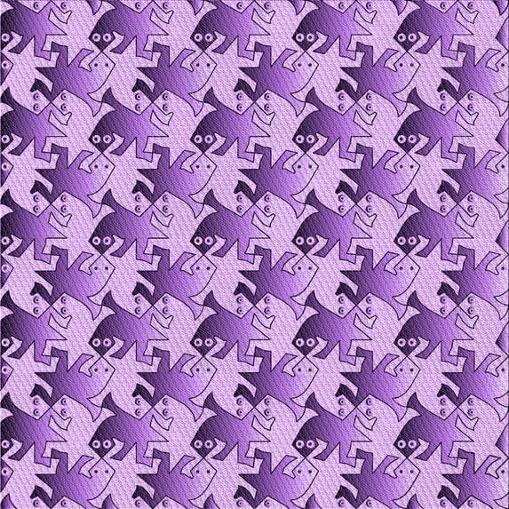 Ahgly Company Machine Washable Indoor Square Transitional Dark Orchid Purple Area Rugs, 8' Square