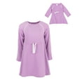 thumbnail image 3 of Leveret Girl Bow Tie Dress Purple 2 Year, 3 of 3