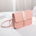thumbnail image 7 of LHNFT Tote Bag for Women Mini Small Square Bags Pearl Shoulder Bag Soft Leather Buckle Lightweight Versatile Messenger Bag, 7 of 7