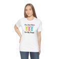 thumbnail image 5 of Im Just Here for my Peeps Easter Shirt Unisex Jersey Short Sleeve Tee, 5 of 10