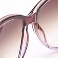 thumbnail image 7 of Dasein Classic Round Sunglasses with Soft Pointy Angles and Side Metallic Accent, 7 of 7