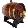 thumbnail image 1 of Dispensador de barril para whisky CW Barrel Co. de 3 L en roble con grifo, 1 of 6