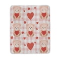thumbnail image 2 of 50x60 inch Crystal Fleece & Arctic Fleece Blanket Soft Bed Throws for Home or Camping Cute Bear Pattern, 2 of 7