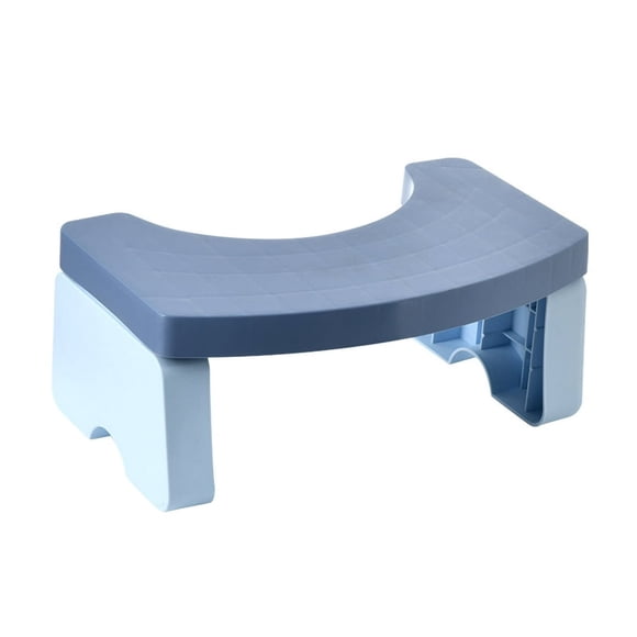 Dsseng Marchepied Pliable pour Toilette et Pot pour Adultes 7” Plastique Robuste Portable Marchepied pour Accroupissement Marchepied pour Pied pour Faire Caca pour Salle de Bain Adultes Marchepied Antidérapant d'Assistance pour Toilette - Gi