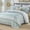 Sage Green/Grey/White, variant on Bedduvit Quilt Bedspread for Queen Bed, 100% Cotton Gold Yellow Gray Floral Striped Reversible Quilts, Lightweight Farmhouse Summer Fall Printed Queen Quilt Comforter Set, 3-Piece 98"x90"