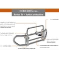 thumbnail image 3 of Herd Series 200 Compatible with Freightliner Cascadia 2018+ Grille Brush Deer Moose Bumper Guard w/ Brackets, 3 of 11