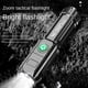 thumbnail image 4 of Bearachild Bright Flashlights USB Highlight Outdoor Focusing Lighting Flash Power Torch Waterproof Battery Camping Light Type3, 4 of 6