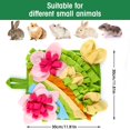 thumbnail image 4 of Juego de alimentación interactivo Foraging Mat Rabbit Pink Felt, 4 of 6