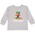 thumbnail image 3 of Inktastic Skateboard Future Skater Boys Long Sleeve Toddler T-Shirt, 3 of 5