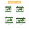 thumbnail image 7 of Large Induction Cooktop Protector Mat St. Patrick's Day Stove Top Covers for Electric Stove, Shamrock Truck Green Plaid Wood Grain Decorative Stove Burner Cover Mats, Glass Top Stove Cover, 7 of 7