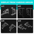 thumbnail image 4 of 2 Inch Clear Blind Clips For Valance, Hidden Valance Clips For Wood Or Faux3837, 4 of 6