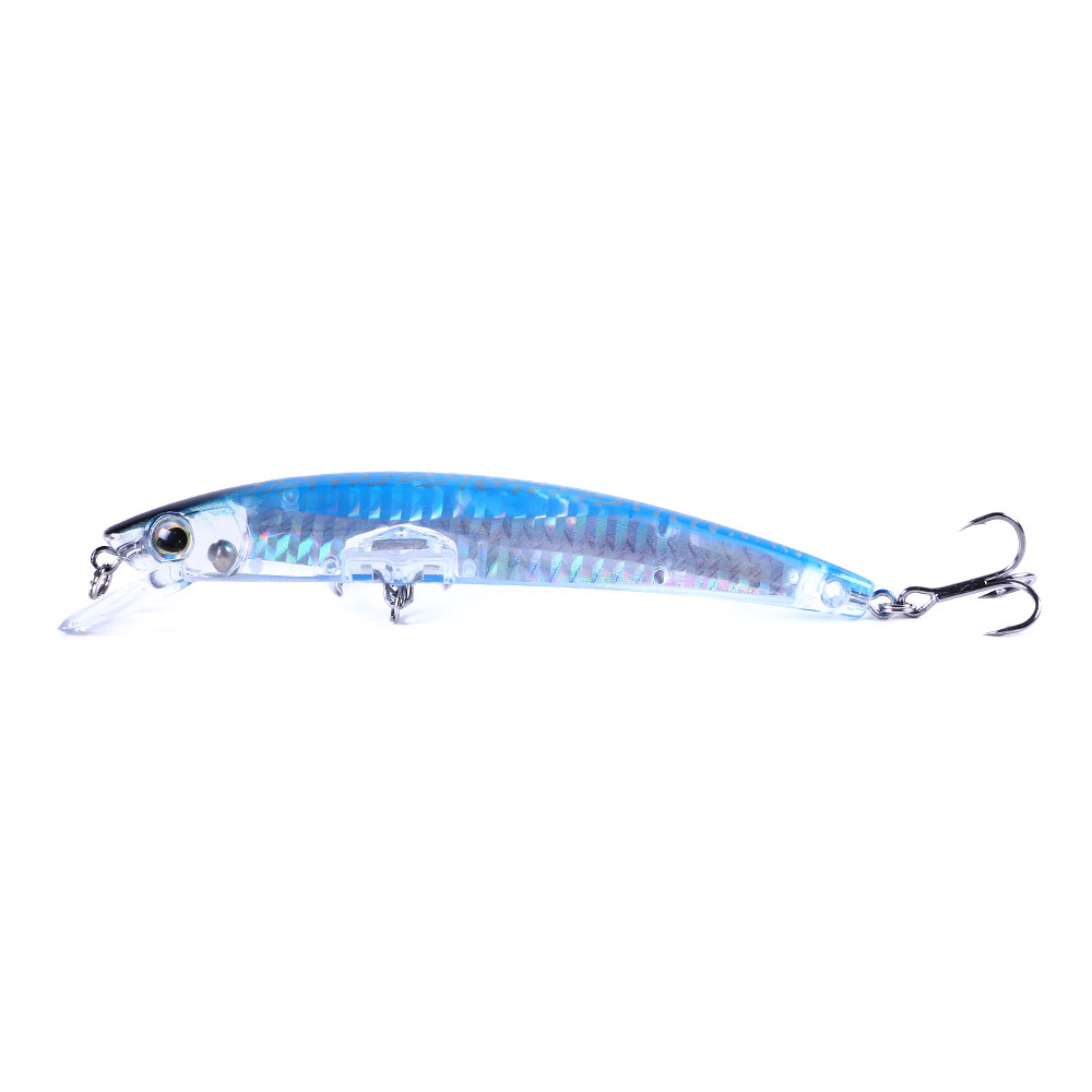 HENGJIA Fishing Lures Large Hard Bait Minnow VIB Lure with Treble Hook Life-Like Swimbait Fishing Bait Popper Crankbait Sinking Lure for Trout Bass Walleye Redfish, 6PCS