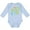 AE-Light Blue, variant on Inktastic Cute First Birthday Alien in Space Boys or Girls Long Sleeve Baby Bodysuit