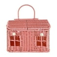 thumbnail image 1 of Home Textile Storage Organizers for Daily Use with Rattan Handheld Design Water- Durable Polyester Blend Home and Functional Storage Solution for Living Room Bedroom and Bath Area, 1 of 5