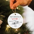 thumbnail image 4 of First Christmas As Grandpa Ornament 2025 for New Grandpa, Custom New Baby Announcement Ornament, Personalized Best Grandpa Xmas Ornament with Grandson Granddaughter Name, Grandpa Ornament 4qCncE, 4 of 6