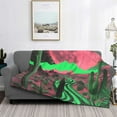 thumbnail image 2 of Fotbe Neon Desert Moon Manta de Franela con Estampado, Manta Ultrasuave para Cama, Sofá, Auto, Hipoalergénica y Antibolitas-40"x30", 2 of 6