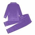 thumbnail image 3 of Christmas Matching Pajamas Family Flannel Pajamas Long Sleeve Button down Home Sleepwear Set Warm Pjs Matching Pjs for Family, 3 of 7