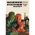 thumbnail image 3 of Retrosci-fi 17x24 Black Modern Framed Museum Art Print Titled - Science Fiction Quarterly: Diabolical Scheming, 3 of 5