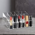 thumbnail image 5 of Soporte de lápiz labial de 24 rejillas, caja de almacenamiento de cosméticos acrílicos, puede almacenar y ordenar pintalabios, esmalte de uñas y estante de exhibición de Joyas, 5 of 5