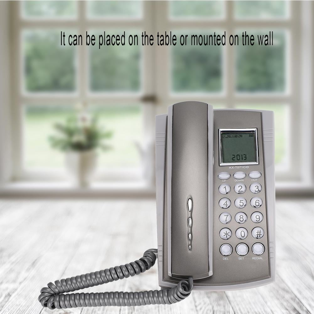 YLSHRF CKX071 Wall Mount Desktop Corded Telephone Phone Mute Home