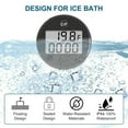 thumbnail image 3 of Water Bath Thermometer Small Floating Waterproof Ice Bath Thermometer with LCD Display Waterproof Cold Plunge, 3 of 6