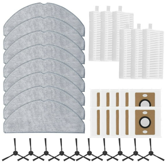 For ILIFE A30 Pro Self Emptying Robot Vacuum Cleaner Brush Filter Mop Cloth Dust Bag Home Appliance Accessories