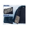 thumbnail image 6 of Little Donkey Andy&nbsp;Men's Fleece Lined Jacket Fuzzy Sherpa Full Zip Thermal Coat Lightweight Outwear for Fall Winter (Dark Blue 2XL), 6 of 7
