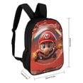 thumbnail image 2 of Super Mario Backpack Large Capacity Backpack 17 Inch Laptop Backpack for Daily College Work Travel, 2 of 9