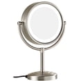 thumbnail image 1 of Makeup Mirror With LED Light European Style Beauty Mirror Mirror With Lights Personal Makeup Mirror Vanity Mirror With Lights ,Widely Use, 1 of 4
