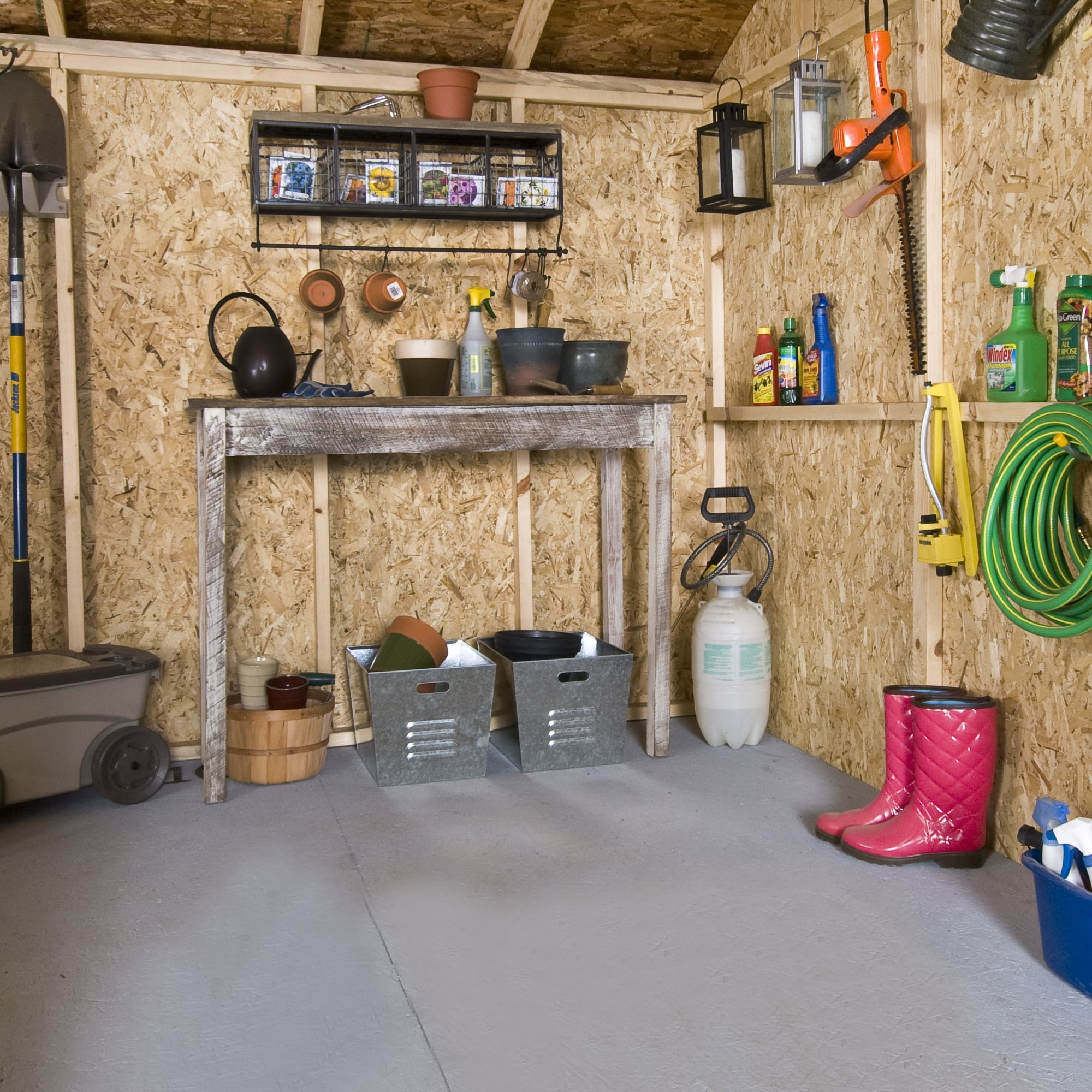 Handy Home Products Avondale 10 ft. x 8 ft. Wood Storage Shed